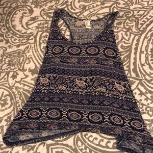 Patterned Tank Top